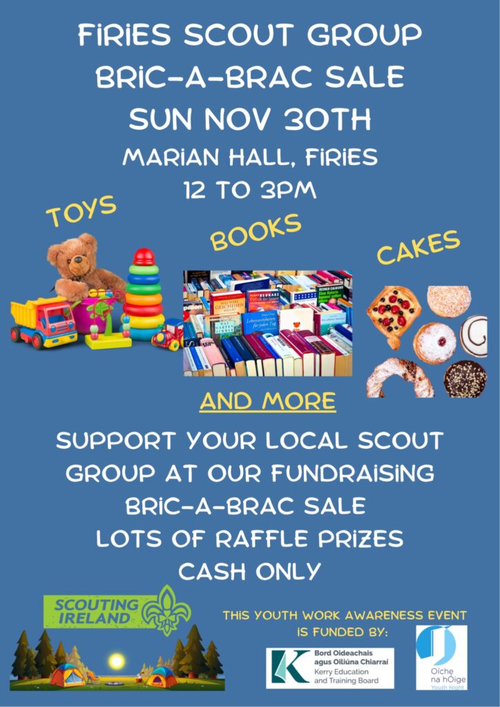 Bric a Brac Sale and Scout Information Day